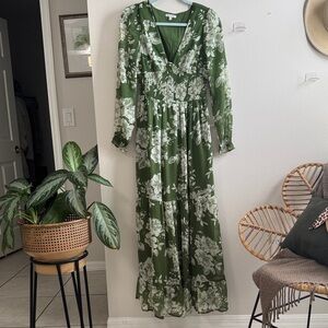 Patrons of Peace Green Princess Dress Size S